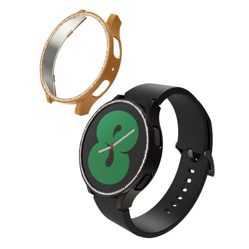 Σετ 2 θηκών Kwmobile για Samsung Galaxy Watch 5, Μαύρο/Χρυσό, Πλαστικό, KWM000024ZM001C