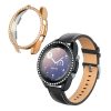 Σετ 2 θηκών Kwmobile για Samsung Galaxy Watch 3, Μαύρο/Χρυσό, Πλαστικό, KWM000024ZP001C