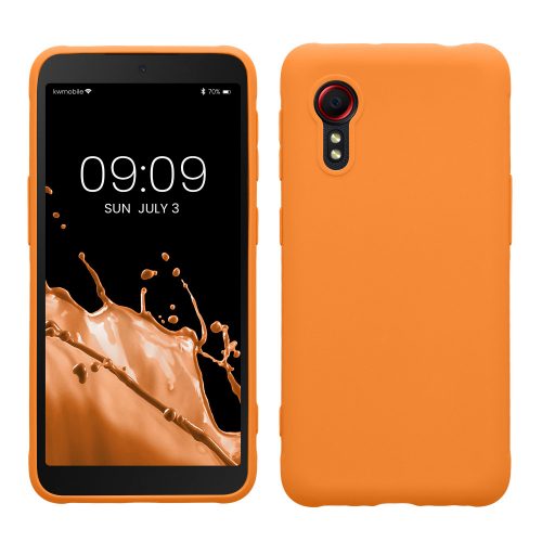 Θήκη Kwmobile για Samsung Galaxy Xcover 5, Orange, Silicone, KWM000012NV026C