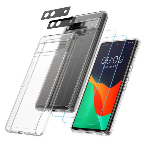 Θήκη Kwmobile για Google Pixel 7a, Διαφανές, Σιλικόνη, KWM000020IJ001C