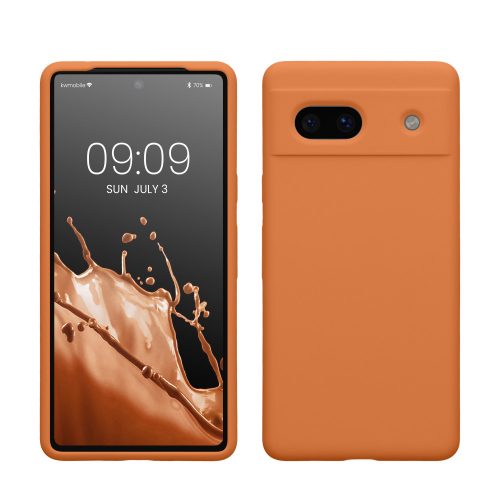 Θήκη Kwmobile για Google Pixel 7a, Orange, Silicone, KWM000019YE030C