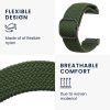 Kwmobile Strap για Garmin Venu Sq 2 Music, Dark Green, Nylon, KWM0000250E002C