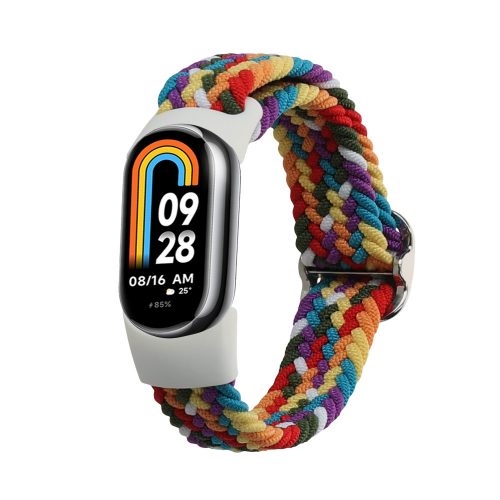 Kwmobile Strap για Xiaomi Mi Band 8, Πολύχρωμο, Nylon, KWM0000250L002C