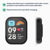 Σετ 2 Πλήρη καλύμματα Kwmobile για Xiaomi Mi Band 8 Pro, Διαφανές/Μαύρο, Πλαστικό, KWM0000250O001C