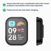 Σετ 2 Πλήρες Καλύμματα Kwmobile για Xiaomi Mi Band 8 Pro, Μαύρο/Ροζ, Πλαστικό, KWM0000250O002C