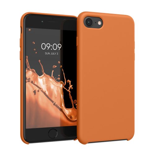 Θήκη Kwmobile για Apple iPhone 8/iPhone 7/iPhone SE 2, Orange, Silicone, KWM0000085I137C