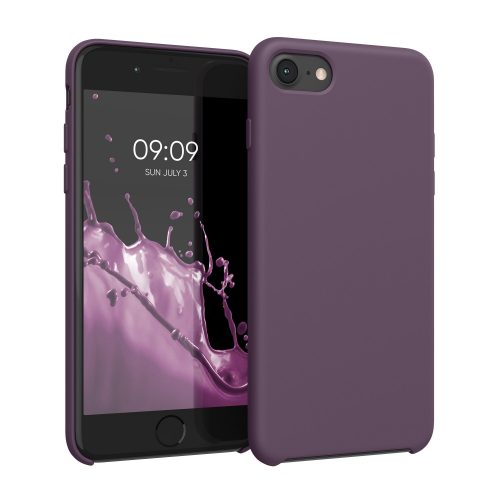 Θήκη Kwmobile για Apple iPhone 8/iPhone 7/iPhone SE 2, Dark Purple, Silicone, KWM0000085I138C