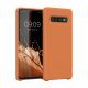 Θήκη Kwmobile για Samsung Galaxy S10, Orange, Silicone, KWM000009QK051C