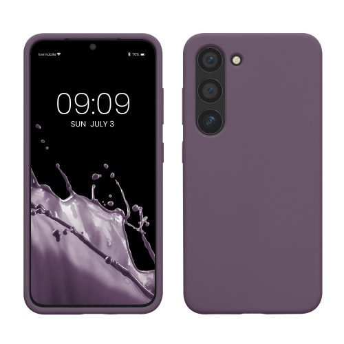 Θήκη Kwmobile για Samsung Galaxy S23, Dark Purple, Silicone, KWM000017WB044C