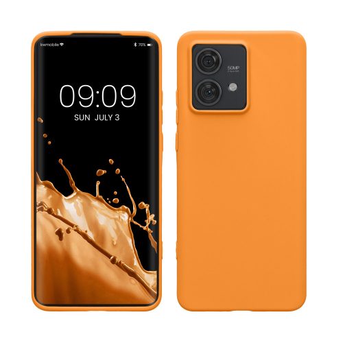 Θήκη Kwmobile για Motorola Edge 40 Neo, Orange, Silicone, KWM000022NU008C