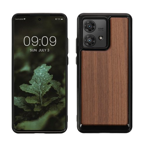 Θήκη Kwmobile για Motorola Edge 40 Neo, Brown, Wood, KWM000022OA001C