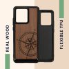 Θήκη Kwmobile για Motorola Edge 40 Neo, Brown, Wood, KWM000022OB001C