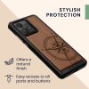 Θήκη Kwmobile για Motorola Edge 40 Neo, Brown, Wood, KWM000022OB001C