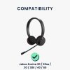 Σετ 2 μαξιλαριών αυτιού Kwmobile για Jabra Evolve 65/Evolve 40/Evolve 30, Grey, Eco-leather, KWM0000209T002C