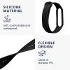 Kwmobile Strap για Xiaomi Mi Smart Band 6/Mi Band 6, Μαύρο, Σιλικόνη, KWM0000250Y001C