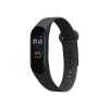 Kwmobile Strap για Xiaomi Mi Band 4/Mi Band 3, Μαύρο, Σιλικόνη, KWM0000250Z001C