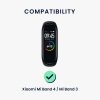 Kwmobile Strap για Xiaomi Mi Band 4/Mi Band 3, Μαύρο, Σιλικόνη, KWM0000250Z001C