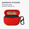 Θήκη ακουστικών Kwmobile για Jabra Elite 8 Active, Red, Silicone, KWM0000251I002C