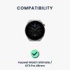 Kwmobile Strap για Huawei Watch Ultimate, Μαύρο, Σιλικόνη, KWM0000251N001C