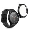 Σετ 2 καλύμματα Kwmobile με τζάμι ασφαλείας για Xiaomi Watch S1, Μαύρο, Πλαστικό, KWM000015ES004C