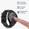 Σετ 2 καλύμματα Kwmobile με τζάμι ασφαλείας για Xiaomi Watch S1, Μαύρο, Πλαστικό, KWM000015ES004C