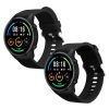 Σετ 2 ιμάντες Kwmobile για Xiaomi Mi Watch/Mi Watch Color Sport, Μαύρο, Σιλικόνη, KWM0000162Q007C