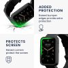 Kwmobile Strap για Xiaomi Mi Band 7 Pro, Μαύρο, Σιλικόνη, KWM0000182J003C