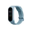 Kwmobile Strap για Xiaomi Mi Band 6/Mi Band 5/Mi Band 4, Light Blue, Silicone, KWM0000182K005C