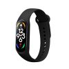 Kwmobile Strap για Xiaomi Mi Band 7, Μαύρο, Σιλικόνη, KWM0000252C001C