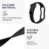 Kwmobile Strap για Xiaomi Mi Band 7, Μαύρο, Σιλικόνη, KWM0000252C001C