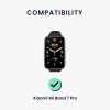 Kwmobile Strap για Xiaomi Mi Band 7 Pro, Μαύρο, Σιλικόνη, KWM0000252D001C