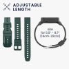 Kwmobile Strap για Xiaomi Mi Band 8, Σκούρο Πράσινο, Σιλικόνη, KWM0000252E002C