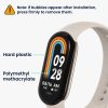 Σετ 2 προστατευτικών μεμβρανών Kwmobile για Xiaomi Mi Band 8, Διαφανές/Μαύρο, Πολυμερές, KWM0000252H001C