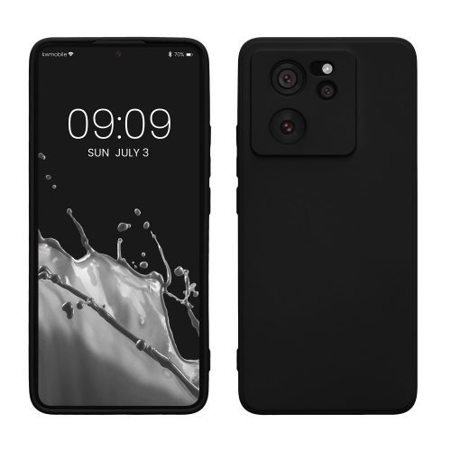 Θήκη Kwmobile για Xiaomi 13T/13T Pro, Μαύρο, Σιλικόνη, KWM000020IU001C