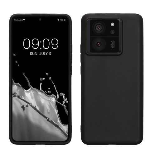 Θήκη Kwmobile για Xiaomi 13T/13T Pro, Μαύρο, Σιλικόνη, KWM000020IV001C