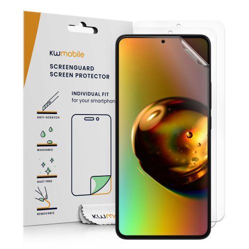 Σετ 3 προστατευτικών μεμβρανών Kwmobile για Xiaomi 13T/13T Pro, Διαφανές, Πλαστικό, KWM000020IX001C