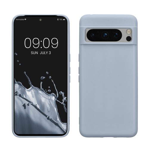 Θήκη Kwmobile για Google Pixel 8 Pro, γαλάζιο, σιλικόνη, KWM0000208I012C