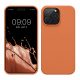 Θήκη Kwmobile για Apple iPhone 14 Pro Max, Orange, Silicone, KWM000016NL031C