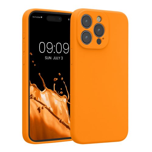 Θήκη Kwmobile για Apple iPhone 15 Pro Max, Orange, Silicone, KWM000022ON001C