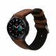 Λουράκι Kwmobile για Samsung Galaxy Watch 4/Galaxy Watch 4 Classic/Galaxy Watch 3, Καφέ/Μαύρο, Φυσικό δέρμα, KWM0000253H001C