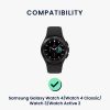 Λουράκι Kwmobile για Samsung Galaxy Watch 4/Galaxy Watch 4 Classic/Galaxy Watch 3, Καφέ/Μαύρο, Φυσικό δέρμα, KWM0000253H001C