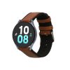 Λουράκι Kwmobile για Samsung Galaxy Watch 5/Galaxy Watch 5 Pro/Galaxy Watch 4, Καφέ/Μαύρο, Φυσικό δέρμα, KWM0000253I001C