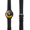 Kwmobile Strap για Xiaomi Mi Watch Color Sport/S1 Active, Μαύρο/Καφέ, Φυσικό δέρμα, KWM0000253J001C