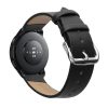 Kwmobile Strap για Xiaomi Mi Watch Color Sport/S1 Active, Μαύρο/Καφέ, Φυσικό δέρμα, KWM0000253J001C