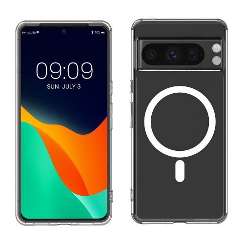 Θήκη Kwmobile για Google Pixel 8 Pro, Διαφανές, Σιλικόνη, KWM000020JE001C