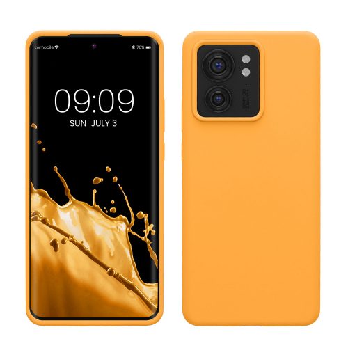 Θήκη Kwmobile για Motorola Edge 40, Orange, Silicone, KWM0000197B007C