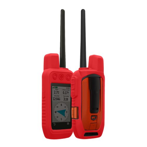 Προστατευτική θήκη Kwmobile για Garmin Alpha 200i, Red, Silicone, KWM000012PB005C