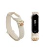 Kwmobile Strap για Xiaomi Mi Band 4/Mi Band 3, White, Silicone, KWM0000253P001C