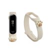 Kwmobile Strap για Xiaomi Mi Band 4/Mi Band 3, White, Silicone, KWM0000253P001C