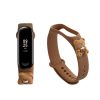 Kwmobile Strap για Xiaomi Mi Band 4/Mi Band 3, Καφέ, Σιλικόνη, KWM0000253P002C